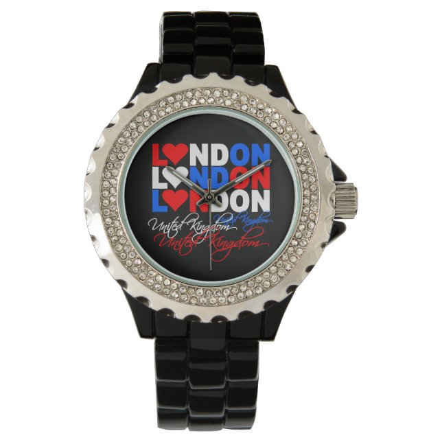 Montres personnalisées à Londres (devant)