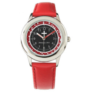 Montres personnalisées de chrétien pour des