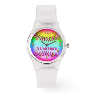 Montres personnalisées du base-ball pour des