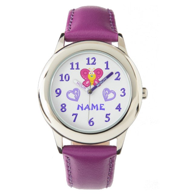 Montres poignées personnalisées pour filles (devant)