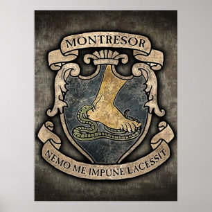 Montresor-Wappen Poster