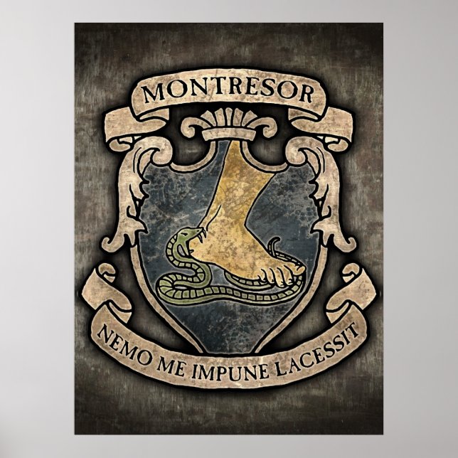 Montresor-Wappen Poster (Vorne)