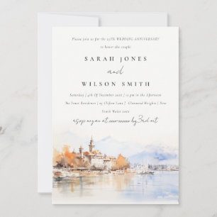 Montreux Schweiz Landschaft Hochzeit Jubiläum Einladung