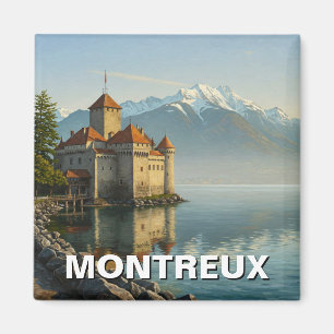 Montreux Schweiz Schloss Chillon Magnet