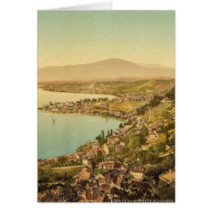 Montreux und Clarens, Geneve See, die Schweiz VI