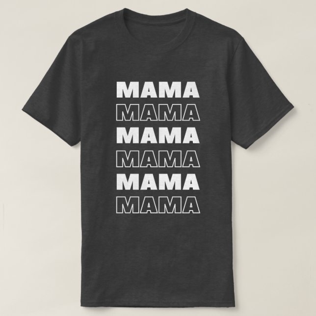 Montrez votre amour Obtenez le T-shirt 'Mama' (Design devant)