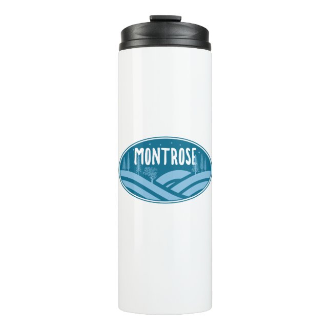 Montrose Colorado Außenbereich Thermosbecher (Vorderseite)