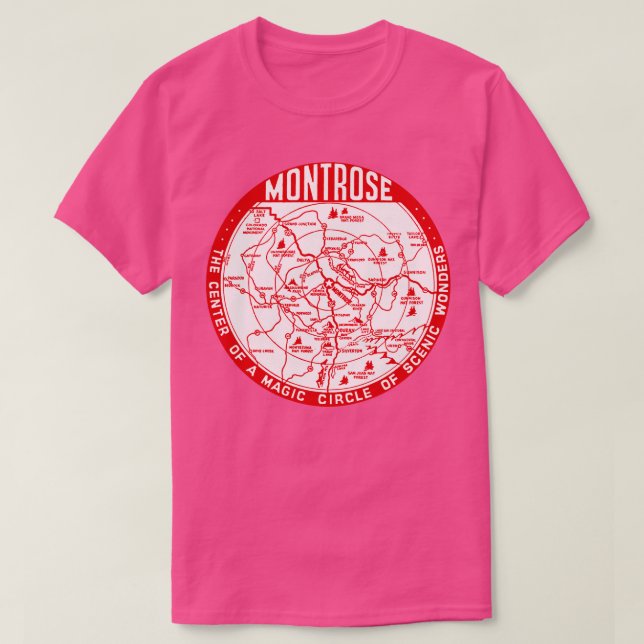Montrose Colorado der 40er Jahre T-Shirt (Design vorne)
