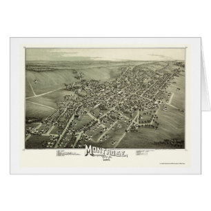 Montrose, panoramische Karte PAs - 1890