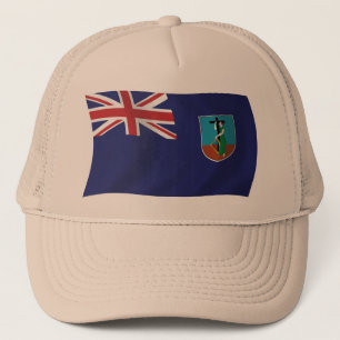 Montserrat Flag Hat Truckerkappe