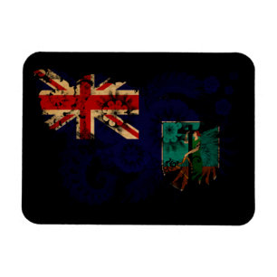 Montserrat-Flagge Magnet