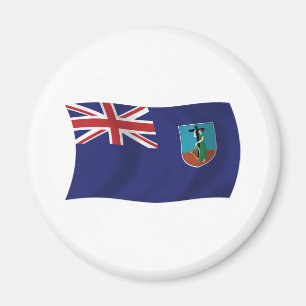 Montserrat-Flagge-Magnet Magnet