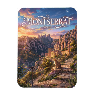 Montserrat Spanien Magnet