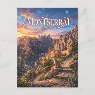 Montserrat Spanien Postkarte