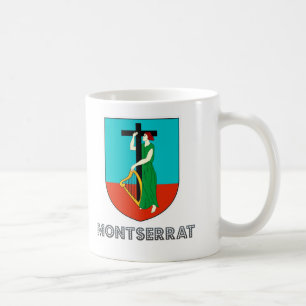 Montserratian Emblem Kaffeetasse