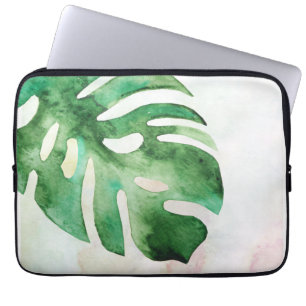Montstera Leaf Watercolor Laptopschutzhülle
