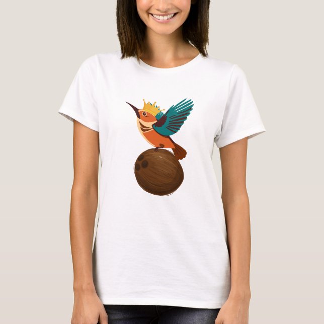 Monty Python Medieval Madness Kokosnuss-Pferdereit T-Shirt (Vorderseite)