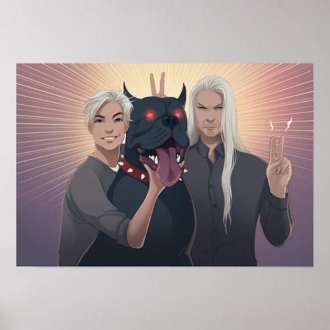 Monty, SImon & Peaches - Funny Poster (Vorne)