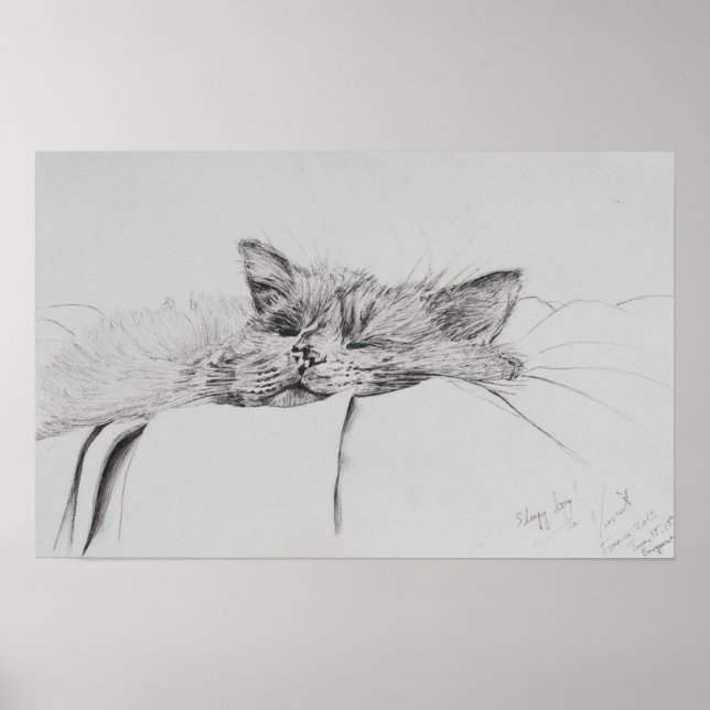 Monty sleepy poster (Vorne)