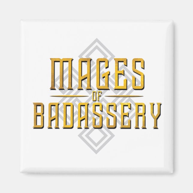 Monty & Strong - Magazine of Badassery magnet (wei (Vorne)