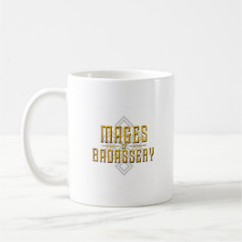 Monty & Strong - Magier der Badassery-Tasse Kaffeetasse