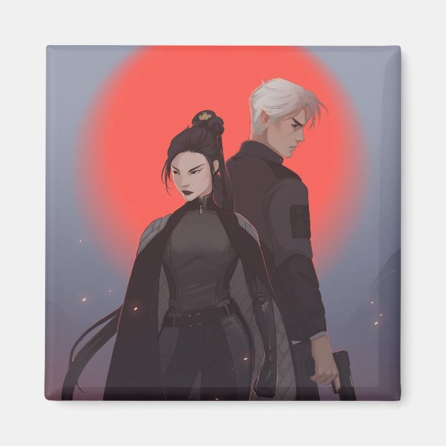 Monty & Strong - Mona Finden Kunst - Simon & Michi Magnet (Vorne)