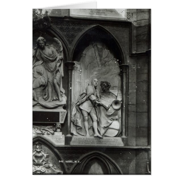 Monument à Handel, 1762 (Devant)