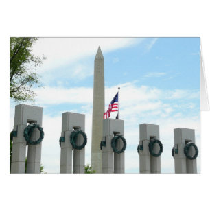 Monument à Washington et mémorial 2ÈME GUERRE MOND