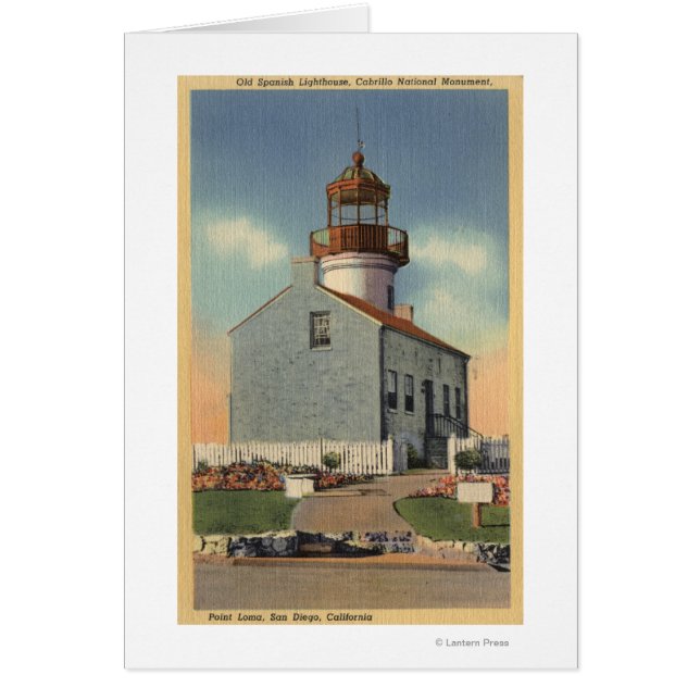 Monument de Cabrillo Nat'l, phare de Point Loma (Devant)