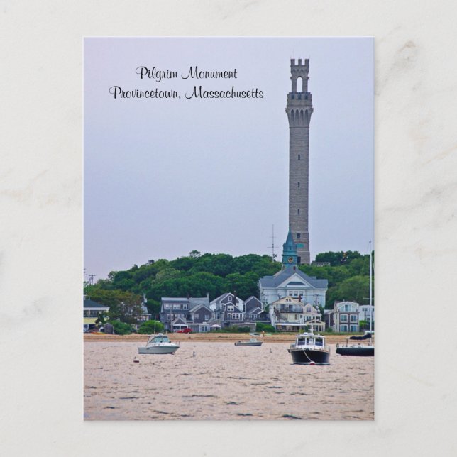 Monument des Pèlerins Provincetown MA  Carte posta (Devant)