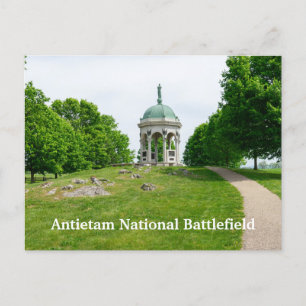 Monument Maryland Antietam Postkarte