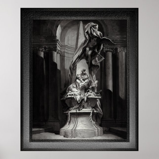 Monument Mignard von François Boucher Poster (Vorne)