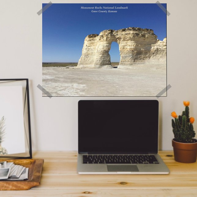 Monument Rocks National Sehenswürdigkeit Poster (Von Creator hochgeladen)