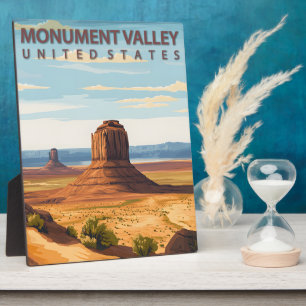 Monument Tal Arizona Fotoplatte