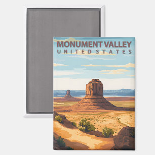 Monument Tal Arizona Magnet