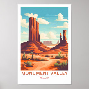 Monument Tal Arizona Poster