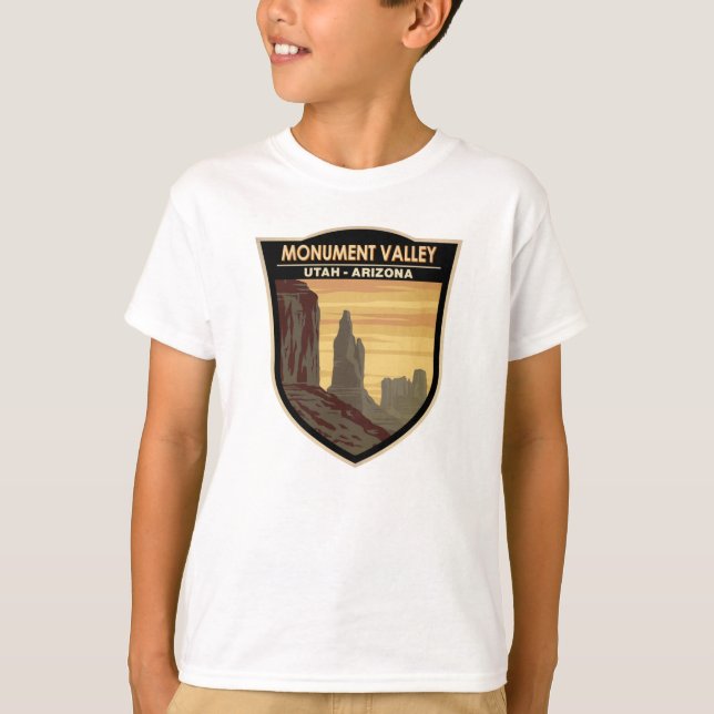 Monument Tal Arizona Utah Vintag T-Shirt (Vorderseite)