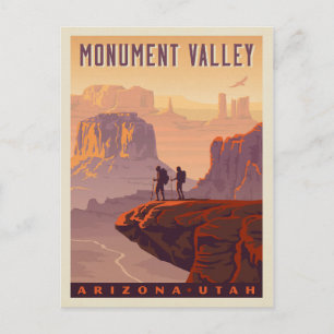 Monument Valley Arizona & Utah Postkarte