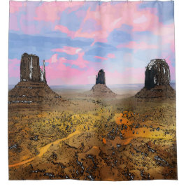 Monument Valley. Duschvorhang