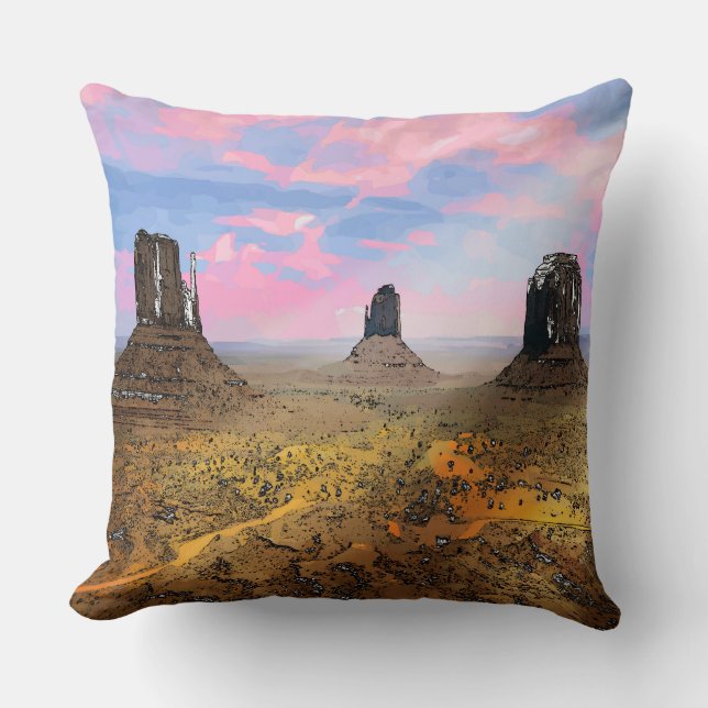 Monument Valley. Kissen (Vorderseite)