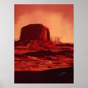 Monument Valley Landschaftsdruckpapier Poster