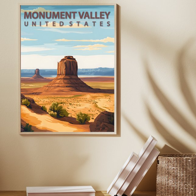 Monument Valley National Park Desert Landscape Poster (Von Creator hochgeladen)