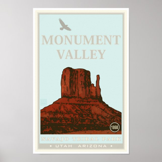 Monument Valley Navajo Tribal Park Poster (Vorne)