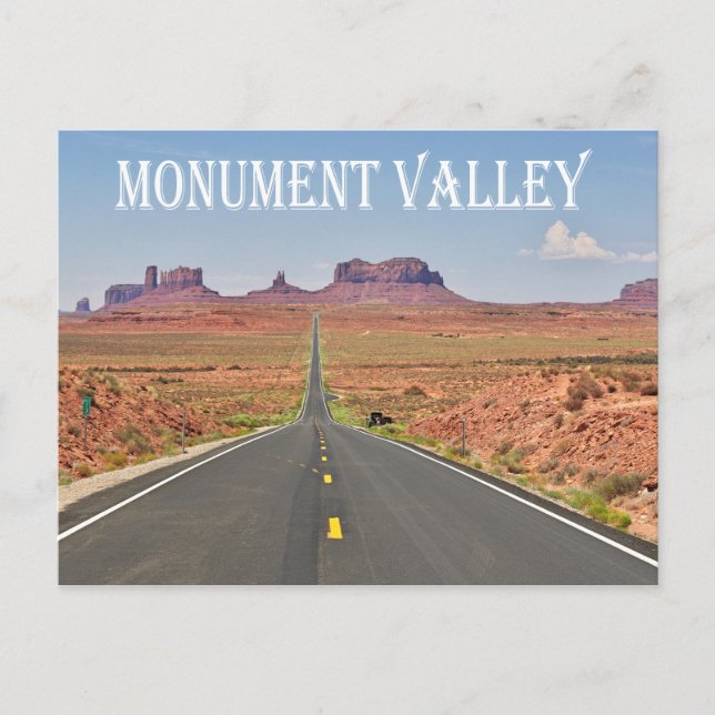Monument Valley Navajo Tribal Park Utah USA Postkarte (Vorderseite)