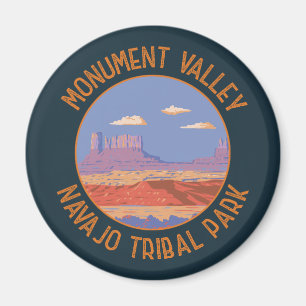 Monument Valley Navajo Tribal Park Vintag Magnet