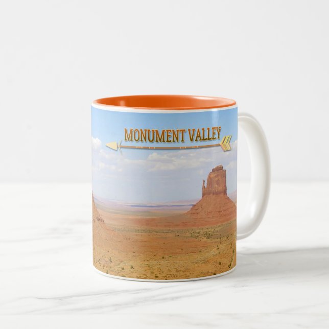Monument Valley Navajo Tribal Park Zweifarbige Tasse (VorderseiteRechts)