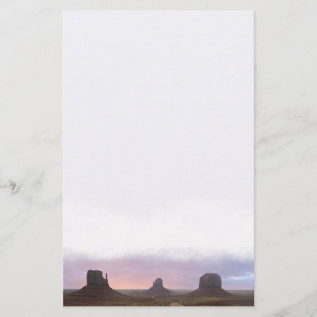 Monument Valley Panorama Briefpapier (Vorderseite)