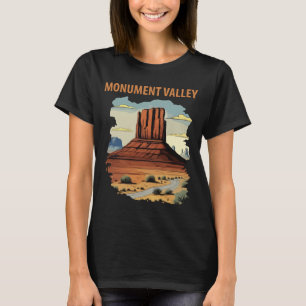 Monument Valley Red Butte Wüstenreise T-Shirt