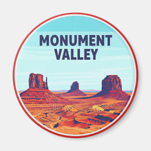 Monument Valley Reise Navajo Nation Road Magnet