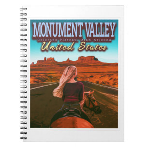 MONUMENT VALLEY - UTAH - ARIZONA - VEREINIGTE STAA NOTIZBLOCK